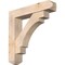 Ekena Millwork Merced Craftsman Smooth Bracket w/ Offset Brace, Douglas Fir, 7 1/2"W x 36"D x 36"H BKT0806X36X36MRC04SDF - alternate 1